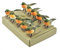 ToSSme 10PCS Robin Bird Christmas Tree Decoration Craft VERY CUTE Artificial Feather,Orange,5.0cm x 4.0cm x 2.0cm