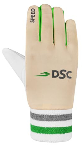 DSC 1501812 Speed Cricket Wicket Keeping Inner Gloves | Cotton Palm Gloves | Faster Sweat Absorbtion | Comfort Fit | Kit for Men and Boys | Multicolour