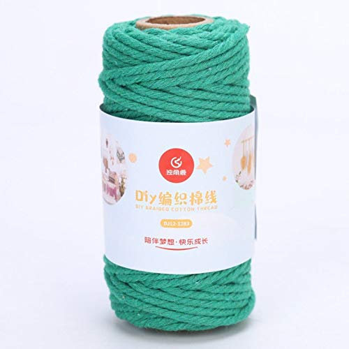 WWQQ Farbe Jute-Schnur Jutekorde Hanfseil, Juteschnur Bastelschnur Dekorationschnur Garten Kordel FüR DIY Kunsthandwerk,Gartenarbeit, Geschenkdekoration. (Color : M -3mm*100m)