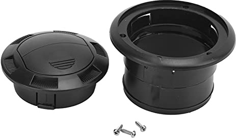 Universal 75mm Auto Lüftungsgitter, Runde Armaturenbrett Klimaanlage Belüftung Auslass, Frischluftdeflektor für Bus, Wohnmobil