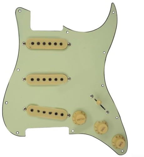 Ensemble de micros pour guitare électrique SSS à bobine simple pour pickguard ST amélioré 3 plis SQ