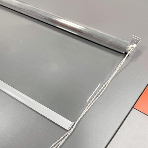 X1NGFU Tenda A Rullo PVC Trasparente Impermeabile,Tapparella Avvolgibile Antipioggia per Esterno,Isolamento Termico Antipolvere,per Giardino,Personalizzabile,Larghezza X Altezza (120cm x 160cm)