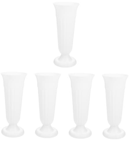 Yardwe 5pezzi Funebre Decorativo Per Cimitero Portafiori Stabilizzante Per Commemorazioni Contenitore Per Per Decorazioni Lapidi e Memoriali