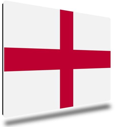 TRIOSK Kühlschrankmagnete Länderflaggen Magnet Flagge England UK Reise Souvenir Geschenk für Reiseliebhaber Weltenbummler Kühlschrank stark eckig groß 85x55 mm