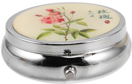 PHENOFICE Parfum Solide Femme Rose Compact Parfumé Floral Relaxant Doux pour Dames Élégantes