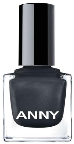 ANNY Nail Polish – Hochwertiger Farb-Nagellack mit langanhaltendem Glanz, splitterresistent und schnelltrocknend, Farbe: beloved friend - Rauchiges Schwarz - 15 ml