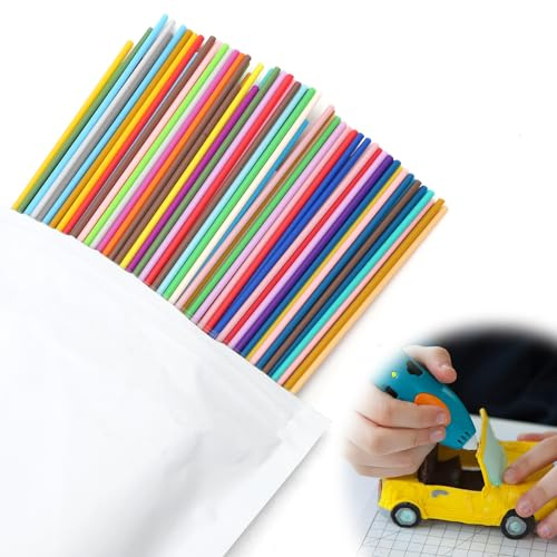 300 stycken 3D-pennfilament för 3Doodler Start+ Pen, 30 färger 3D-tryck pennor Doodler Pen PCL filament påfyllningar 2,5 mm 30 färger