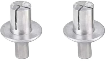 Rivetti a martello Rivetti ad espansione in lega di alluminio, chiodi ad espansione con percussione, rivetti perforanti(100pcs,7mm)