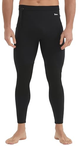 Lemorecn Wetsuits Pants Men 3mm and 2mm/1.5mm Neoprene Wetsuit Bottoms | Mens Neoprene Pants, Flatlock Seams, Thermal Insulation, Swimming Pants for Surfing Scuba Diving Snorkeling Kayaking