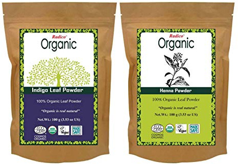 Radico Farbloses-Henna-Blattpulver 2er-Pack (2 x 100g) Cassia Obovata (bio, vegan) x2