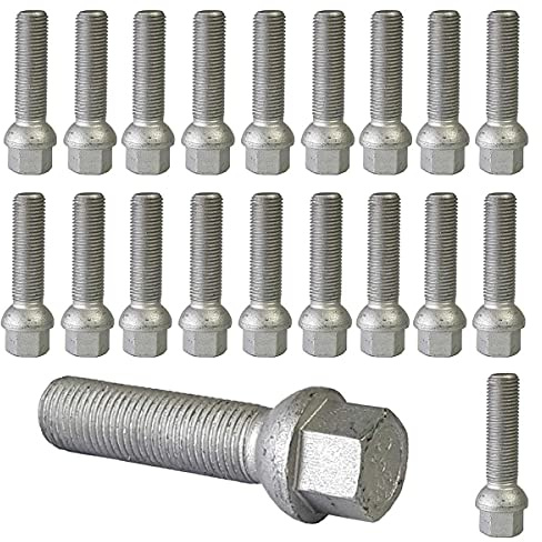 20 Radschrauben Radbolzen Kugelbund M14x1,5 37mm kompatibel mit