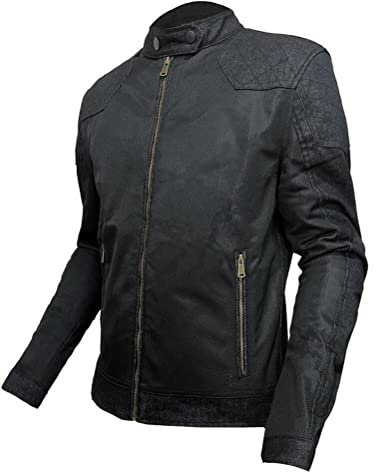 Motorrad-Reitjacke mit CE-Silikagel-Pads, Herren-Mesh-Lokomotive, Anti-Jacke, Radfahren, Motorrad, Motocross, Rennanzug, Schwarz , L