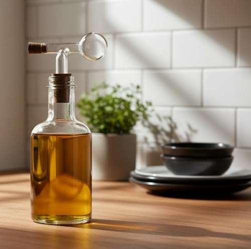 BARCRAFTERS Spirituosen Dosierer 2 cl HANDGEFERTIGT Glas Portionierer Schnaps Spender Whisky