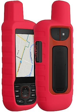 kwmobile Hülle kompatibel mit Garmin GPSMAP 66i / GPSMAP 67i - Schutzhülle für GPS Handgerät in Rot