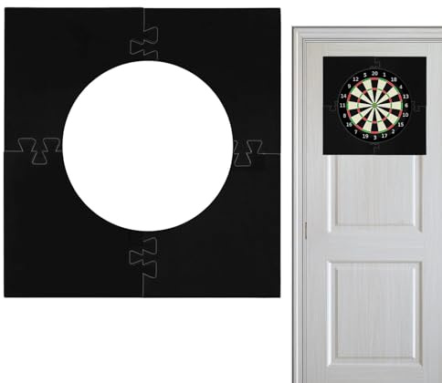 Sobeta Dartboard Surround Wall Protector, 28.5''x28.5'' Square Dart Board Wall Protector, High Density Self-Healing EVA Foam Dart Backboards, Easy to Install Darts Mats for Dart Games