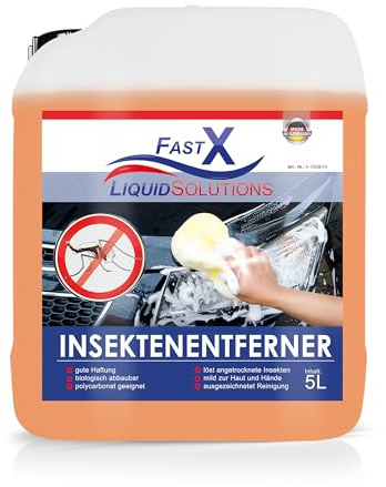 FASTX LIQUIDSOLUTIONS Insekten Entferner Power Spray – Giftgrün & Effektiv, 500ml & 1000ml Spray, 5 Liter Kanister (5 Liter Kanister)