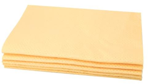 TNSLAND 5 Peau de Chamois Voiture en Fibre de Bambou, Chiffons Absorbants Conception en Maille pour Une éLimination Absorbante des Taches, Chamoisine Cuir pour l'Automobile, Le Verre, Le Mobilier