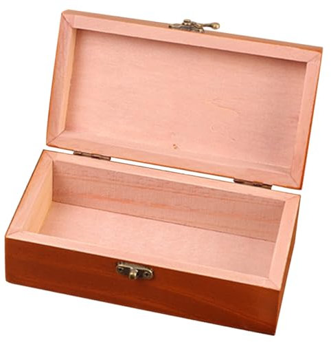 RORPOIR Dekorative Aufbewahrungsbox Aus Holz Für Ohrringe Und Organizer-box Im Vintage-stil Mit Deckel