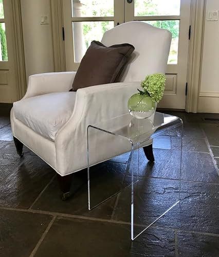 Nachttisch Couchtisch 16x 12x 19 hoch x 3/8 Klarer Acryl-Beistelltisch