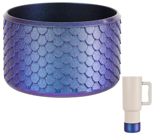 Mermaid Silikonstövel, Silikonstövel Bumper Silikon Stövelfodral för Vattenflaska Skydd Silikon Stövel för Stanley Cup Tillbehör