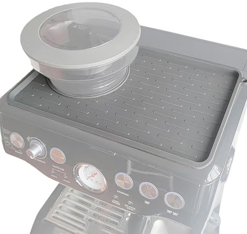 Umiocns Coffee Tamper Pad - Non-Slip Silicone Coffee Mat With Raised Edges,Non-Slip Water-resistant Silicone Appliance Pad For Drying Dish Rack