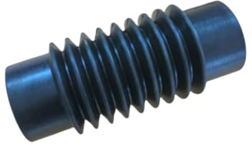 Vyloky Tuyau ondulé EPDM avec 2 colliers - Diamètre 40-70 mm × 150-500 mm - 40 °C à +220 °C - Tuyau d'eaux usées flexible pour la maison, la machine à laver et le drainage du pont (caoutchouc noir