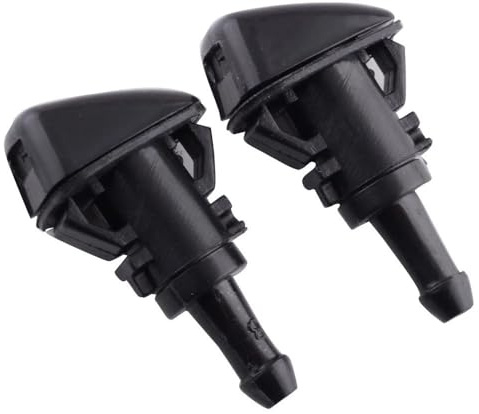 BASPHHH Spruzzatore lavavetri Compatibile con Dodge per Journey 2007-2016 Kit ugelli lavavetri Parabrezza Anteriore 4805742AB 5116079AA