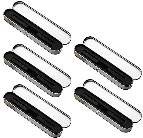 Porte-stylo aquarelle boîte à crayons en métal boîte à fournitures en tôle boîte à fournitures pa stylo plume en métal boîtes vides faciles à nettoyer étui