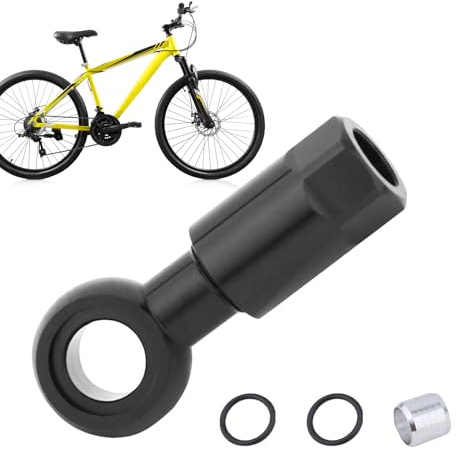 Connecteur de vélo – Insert d'olive hydraulique de remplacement, raccord hydraulique de vélo résistant aux intempéries, construction métallique robuste, garantit des performances sans fuite, accessoir