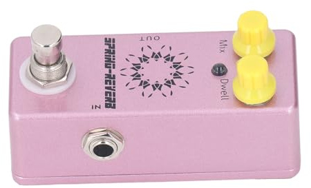 Dilwe E-Gitarre Reverb Effektpedal True Bypass Schalter MIX DWELL Aluminiumlegierung für Künstler