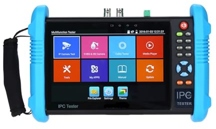 Tester per telecamere CCTV, 8K CCTV IPC Tester IPC9800 7 Test Camera 8MP AHD CVI TVI H.265 IP PTZ for cavi VGA Test