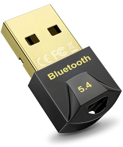 1PC USB Bluetooth Adapter Bluetooth 5.4 Dongle Stick for PC, Low Latency, Plug & Play, Support 20Meters Control Range for Windows 7/10/8.1/11 System