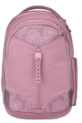 Satch Schulrucksack Match Magnolia Dream - Rosa | Ergonomisch, erweiterbar auf 35 L, standfest und mit extra Fronttasche für optimal organisierte Schulsachen ab der 5. Klasse