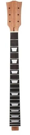 QUXVUIS Deluxe E Gitarrenkorpus Rohling mit 24 bündigem Gitarrenhals Ersatz und verbesserter Konstruktion für längere Lebensdauer. Gitarrenhals und Gitarrenkorpus Rohling mit