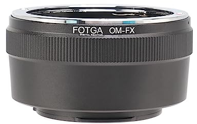 Fotga Adattatore OM-FX per obiettivo Olympus OM su fotocamera Fujifilm X Mount X-S20 X-H2S X-H1 X-Pro3 X-Pro2 X-T4 X-T3 X-T2 X-S10 X-T30 II X-T30 X-T30 X-T20 X-T200 X-T100 X-E4 X-E3 X-A7 X-A