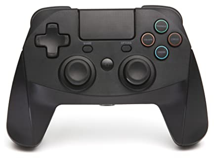 snakebyte GAMEPAD 4S - schwarz - Wireless Bluetooth Controller kompatibel mit PlayStation 4 / PS4 Slim / Pro, Analoge Dual Joysticks, Kopfhöreranschluss, Touchpad und Dual Vibration Feedback