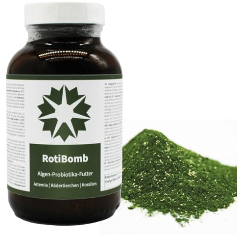 RotiBomb 500g | Planktonfutter für Artemia, Daphnien und Rädertierchen | Für stabile Lebendfutterzuchten mit mehr Ertrag und weniger Ausfällen | Auch für Copepoden, Mysis und Feenkrebse