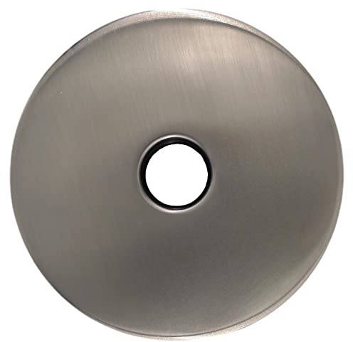 Corla 10,2 cm moderner, übergroßer Duscharmflansch | Universal-Ersatz-Rosetten-Abdeckplatte (gebürstetes Nickel)