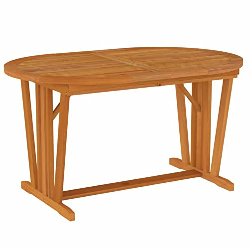 Tidyard Ausziehbare Gartentisch Ausziehtisch Holztisch Mit Schirmloch,Garten Tisch Gartenmöbel Esstisch Tisch Terrassentisch Balkontisch (150-200) x 100 x 75 cm (B x T x H) Mit Erweiterungsfunktion