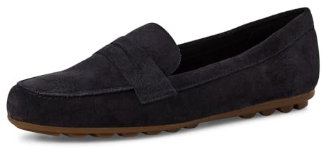 Tamaris Damen Sandaletten, Frauen Sandalen,Sommersandalen,bequem,flach,Sommerschuhe,Freizeitschuhe,offene Schuhe,Strandschuhe,Navy,37 EU