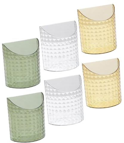 EXCEART 6stücke Teiliges Wandmontage Handyhalter Halterung Für Fernbedienungen Organizer Für Schlafzimmer Und Büro Installieren Und Praktisch Anwendung
