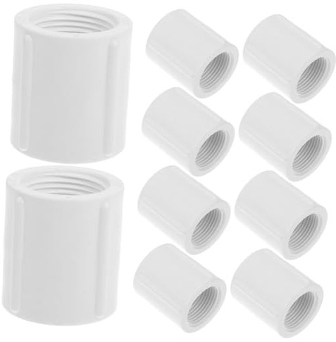 MERRYHAPY 10pezzi Raccordi Per Pvc Connettori Adattatori Riutilizzabili Per Impianti Irrigazione e Tubazioni Idrauliche Facile Installazione e Resistente