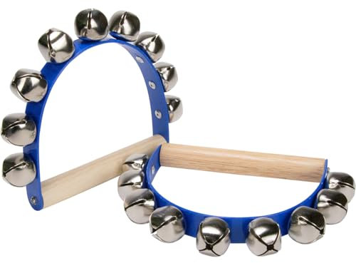 GICO Schellenkranz Set Jumbo Schellenkranz für Kinder mit 9 Schellen Musikinstrument - 2er Set- 3854