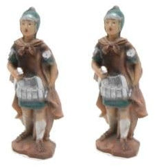 Figura DE BELÉN - General Romano, Soldado, Gladiador, Resina, 10 cm
