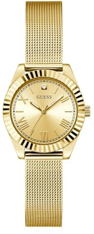 Guess Damen Analog Quarz Armbanduhr Mini Luna