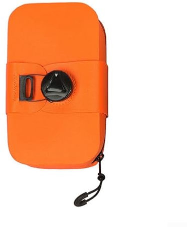 ZAMETTER Fahrrad-Hecktasche, Mountainbike, Rennrad, Satteltasche, wasserdicht, erweiterbar, Fahrradzubehör, Drehschloss (orange)