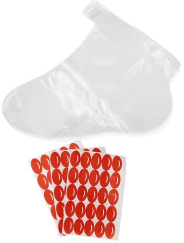FRCOLOR 3 Sätze Einweg-fuß Pediküre-fußbad Schuhe Feuchtigkeitsmaske Für Füße Socken Zusammenklappbar Pilates Punkt Peeling Moleskin Thermal- Fußentferner Männer Schälen Plastik