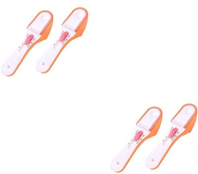 Cabilock 2 Juegos Accesorios Para Hornear Cuchara Medidora Ajustar Cuchara Dosificadora 2 Piezas * 2