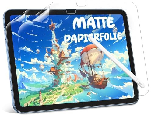 YMXuan Paquete de protectores de pantalla de papel para iPad A16 11/10 generación 2025/2022, PET mate, escritura real, alta sensibilidad