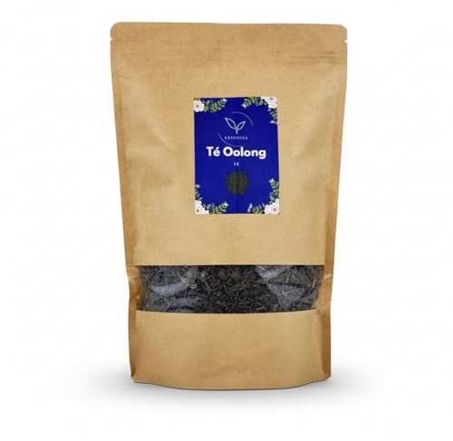 Té Oolong a Granel 100% Natural Bajo en Cafeína – Té Azul Semioxidado de Calidad Extra – Infusión Antioxidante – Ideal para Adelgazar y Bienestar Digestivo (500 g, Té Oolong)